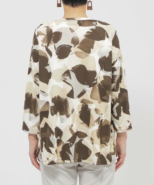 EVEX by KRIZIA / エヴェックス バイ クリツィア カットソー | 【接触冷感】【UV対策】【ウォッシャブル】ペイントドットプルオーバーカットソー | 詳細5