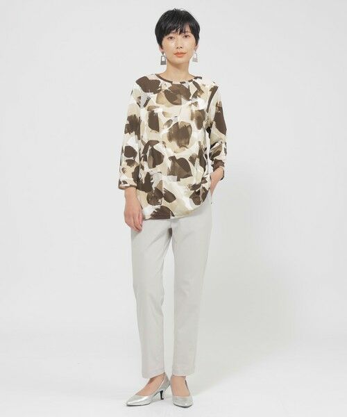 EVEX by KRIZIA / エヴェックス バイ クリツィア カットソー | 【接触冷感】【UV対策】【ウォッシャブル】ペイントドットプルオーバーカットソー | 詳細2