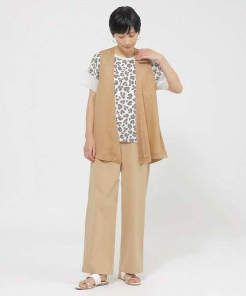 EVEX by KRIZIA / エヴェックス バイ クリツィア カットソー | 【接触冷感】【ウォッシャブル】リヨセルジャージ—ジレ | 詳細4