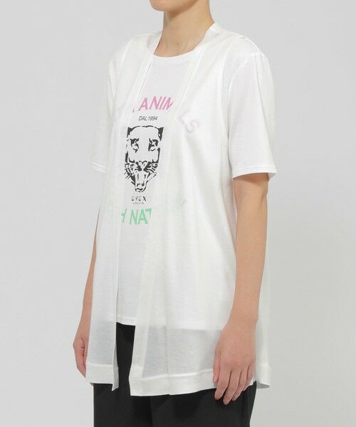 EVEX by KRIZIA / エヴェックス バイ クリツィア カットソー | 【接触冷感】【ウォッシャブル】リヨセルジャージ—ジレ | 詳細6