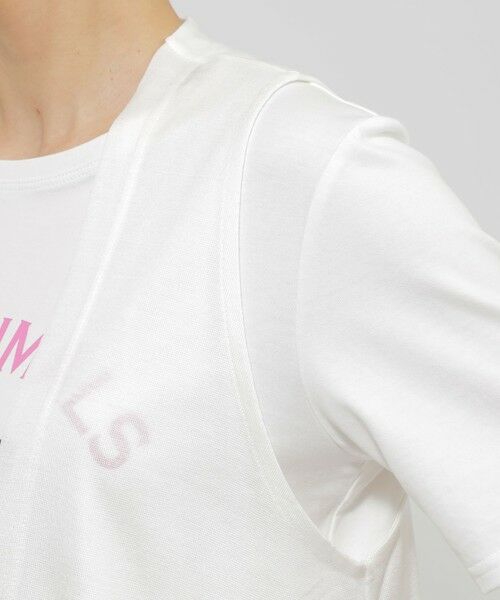 EVEX by KRIZIA / エヴェックス バイ クリツィア カットソー | 【接触冷感】【ウォッシャブル】リヨセルジャージ—ジレ | 詳細8