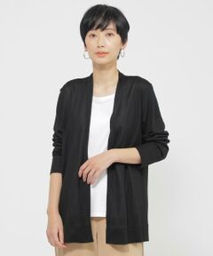 EVEX by KRIZIA / エヴェックス バイ クリツィア カットソー | 【接触冷感】【ウォッシャブル】リヨセルジャージ—カーディガン