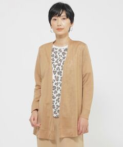 EVEX by KRIZIA / エヴェックス バイ クリツィア カットソー | 【接触冷感】【ウォッシャブル】リヨセルジャージ—カーディガン