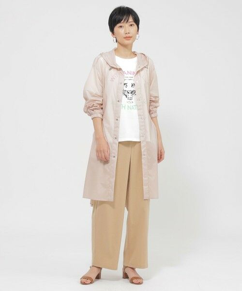 EVEX by KRIZIA / エヴェックス バイ クリツィア その他パンツ | 【カタログ掲載品】【ウォッシャブル】コットン麻ブレンドストレッチワイドストレートパンツ | 詳細4