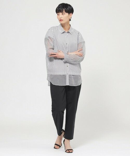 EVEX by KRIZIA / エヴェックス バイ クリツィア その他パンツ | 【防しわ】【UV対策】【ウォッシャブル】テックスブリッドベイカーパンツ | 詳細1