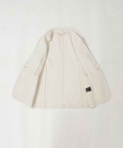 EVEX by KRIZIA / エヴェックス バイ クリツィア ノーカラージャケット | 【カタログ掲載品】【ウォッシャブル】シアーヴィンテージスラブテーラージャケット | 詳細9