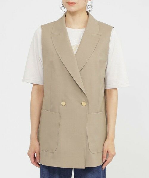 EVEX by KRIZIA / エヴェックス バイ クリツィア ダウンジャケット・ベスト | 【SANYO Style EDITION掲載】【接触冷感】【防しわ】【ウォッシャブル】ドライポプリンテーラージレ | 詳細3