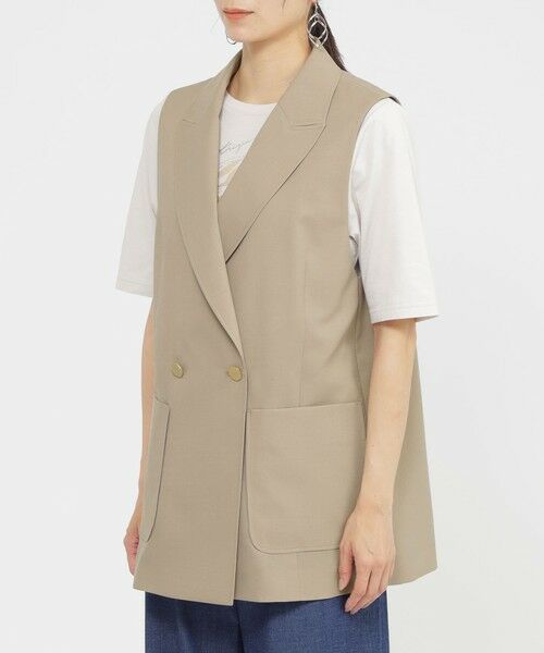 EVEX by KRIZIA / エヴェックス バイ クリツィア ダウンジャケット・ベスト | 【SANYO Style EDITION掲載】【接触冷感】【防しわ】【ウォッシャブル】ドライポプリンテーラージレ | 詳細4