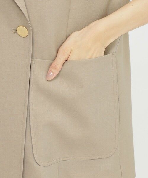 EVEX by KRIZIA / エヴェックス バイ クリツィア ダウンジャケット・ベスト | 【SANYO Style EDITION掲載】【接触冷感】【防しわ】【ウォッシャブル】ドライポプリンテーラージレ | 詳細7