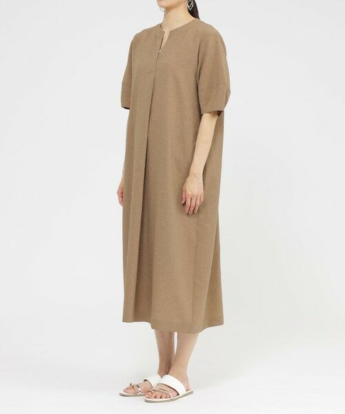 EVEX by KRIZIA / エヴェックス バイ クリツィア ロング・マキシ丈ワンピース | 【カタログ掲載品】【接触冷感】【UV対策】【ウォッシャブル】リネンライクタンブラーワンピース | 詳細4