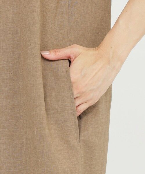 EVEX by KRIZIA / エヴェックス バイ クリツィア ロング・マキシ丈ワンピース | 【カタログ掲載品】【接触冷感】【UV対策】【ウォッシャブル】リネンライクタンブラーワンピース | 詳細7