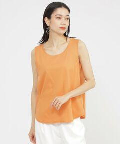 EVEX by KRIZIA / エヴェックス バイ クリツィア カットソー | 【ウォシャブル】【接触冷感】シルケットコットンタンクトップ