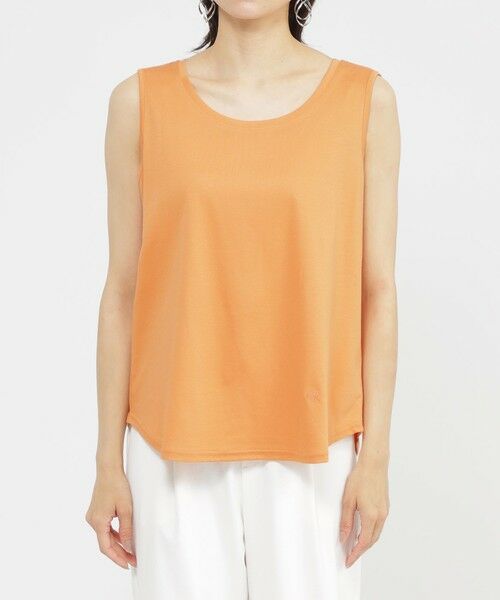 EVEX by KRIZIA / エヴェックス バイ クリツィア カットソー | 【ウォシャブル】【接触冷感】シルケットコットンタンクトップ | 詳細3