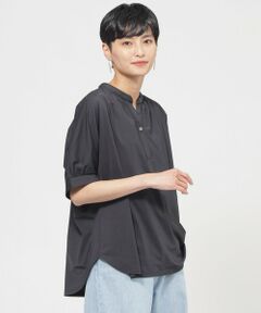 EVEX by KRIZIA / エヴェックス バイ クリツィア カットソー | 【接触冷感】【UV対策】【ウォッシャブル】コンチェロスキッパーブラウスカットソー