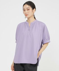 EVEX by KRIZIA / エヴェックス バイ クリツィア カットソー | 【接触冷感】【UV対策】【ウォッシャブル】コンチェロスキッパーブラウスカットソー