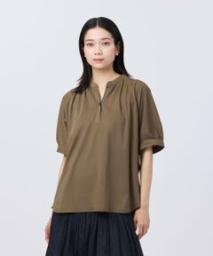 EVEX by KRIZIA / エヴェックス バイ クリツィア カットソー | 【接触冷感】【UV対策】【ウォッシャブル】コンチェロスキッパーブラウスカットソー