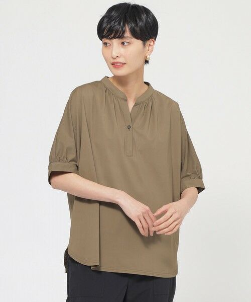 EVEX by KRIZIA / エヴェックス バイ クリツィア カットソー | 【接触冷感】【UV対策】【ウォッシャブル】コンチェロスキッパーブラウスカットソー | 詳細12