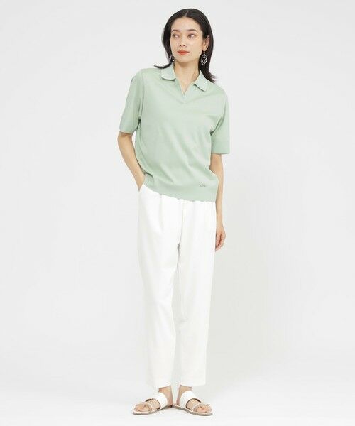 EVEX by KRIZIA / エヴェックス バイ クリツィア カットソー | 【ギフトにもおすすめ】【ウォッシャブル】セーターマシンポロカットソー | 詳細3