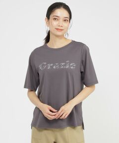 EVEX by KRIZIA / エヴェックス バイ クリツィア カットソー | 【カタログ掲載品】【接触冷感】【ウォッシャブル】超冷感コットンスムースホットフィットロゴＴシャツ