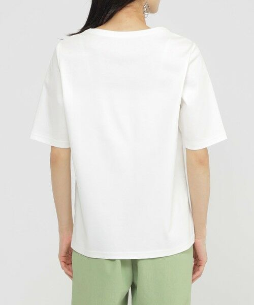 EVEX by KRIZIA / エヴェックス バイ クリツィア カットソー | 【カタログ掲載品】【接触冷感】【ウォッシャブル】超冷感コットンスムースホットフィットロゴTシャツ | 詳細6