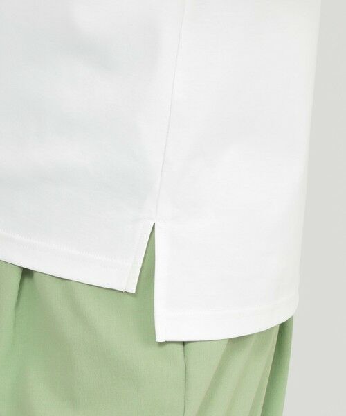 EVEX by KRIZIA / エヴェックス バイ クリツィア カットソー | 【カタログ掲載品】【接触冷感】【ウォッシャブル】超冷感コットンスムースホットフィットロゴTシャツ | 詳細8