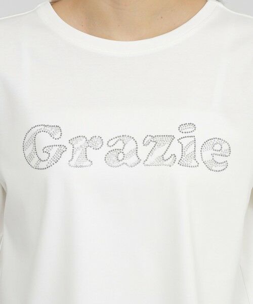 EVEX by KRIZIA / エヴェックス バイ クリツィア カットソー | 【カタログ掲載品】【接触冷感】【ウォッシャブル】超冷感コットンスムースホットフィットロゴTシャツ | 詳細9