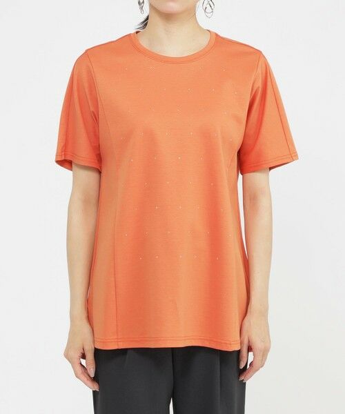 EVEX by KRIZIA / エヴェックス バイ クリツィア カットソー | 【カタログ掲載品】【接触冷感】【ウォッシャブル】超冷感コットンスムースホットフィットドットカットソー | 詳細4