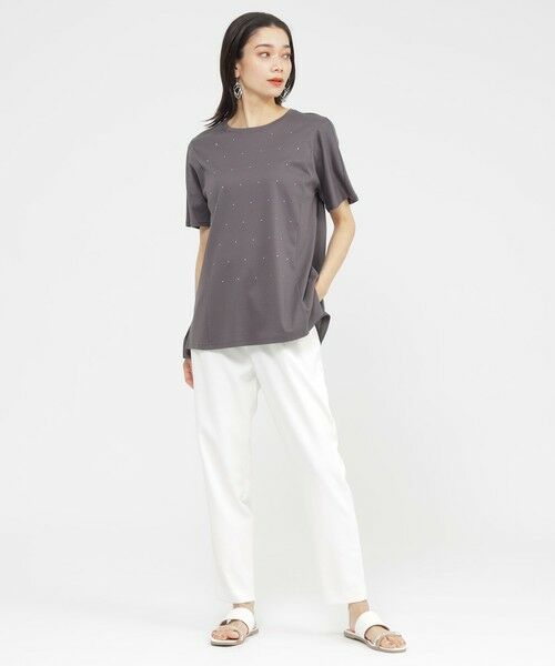 EVEX by KRIZIA / エヴェックス バイ クリツィア カットソー | 【カタログ掲載品】【接触冷感】【ウォッシャブル】超冷感コットンスムースホットフィットドットカットソー | 詳細2