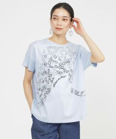 EVEX by KRIZIA / エヴェックス バイ クリツィア カットソー | 【SANYO Style EDITION掲載】【接触冷感】【ウォッシャブル】パンサーエンブロイダリープルオーバーカットソー