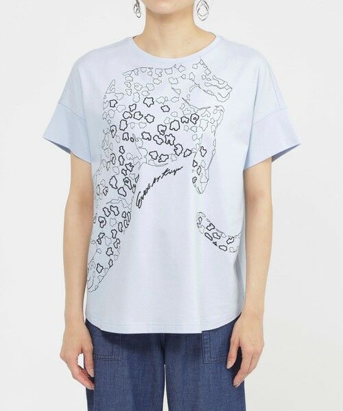 EVEX by KRIZIA / エヴェックス バイ クリツィア カットソー | 【SANYO Style EDITION掲載】【接触冷感】【ウォッシャブル】パンサーエンブロイダリープルオーバーカットソー | 詳細4