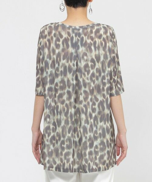 EVEX by KRIZIA / エヴェックス バイ クリツィア カットソー | 【接触冷感】【ウォシャブル】クールレオパードチュニックカットソー | 詳細5
