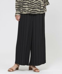 EVEX by KRIZIA / エヴェックス バイ クリツィア その他パンツ | 【ウォッシャブル】デシンプリーツワイドパンツ