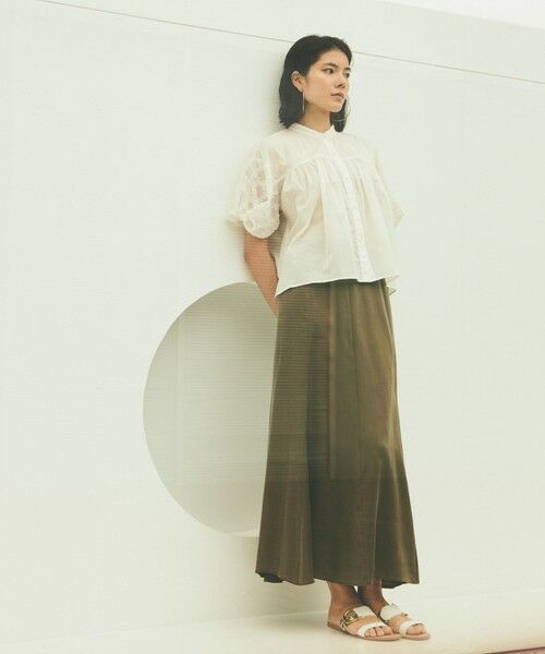 EVEX by KRIZIA / エヴェックス バイ クリツィア ロング・マキシ丈スカート | 【カタログ掲載品】ライトキュプラマーメイドスカート | 詳細1