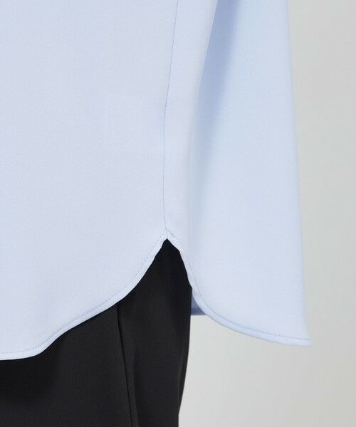 EVEX by KRIZIA / エヴェックス バイ クリツィア シャツ・ブラウス | 【夏でもさらっと】【吸水速乾】【ウォシャブル】バックサテンジョーゼットブラウス | 詳細7