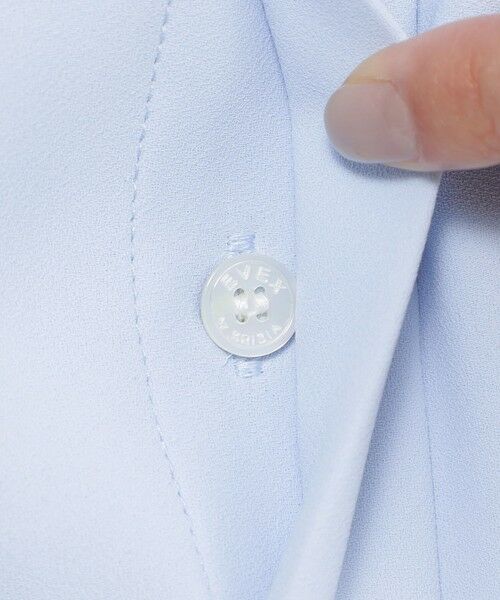 EVEX by KRIZIA / エヴェックス バイ クリツィア シャツ・ブラウス | 【夏でもさらっと】【吸水速乾】【ウォシャブル】バックサテンジョーゼットブラウス | 詳細9