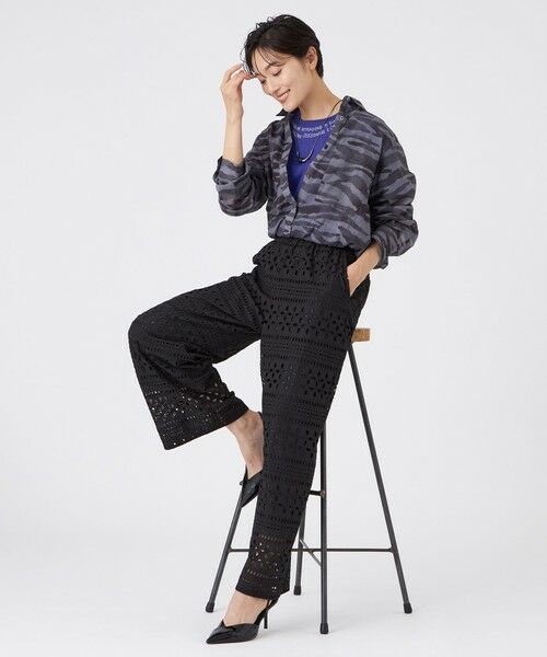 EVEX by KRIZIA / エヴェックス バイ クリツィア シャツ・ブラウス | 【接触冷感】【ウォッシャブル】シアーボイルゼブラロングシャツ | 詳細1