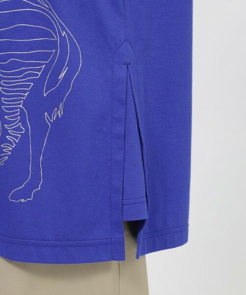 EVEX by KRIZIA / エヴェックス バイ クリツィア カットソー | 【接触冷感】【ウォシャブル】メタリックゼブラプリントチュニックカットソー | 詳細8