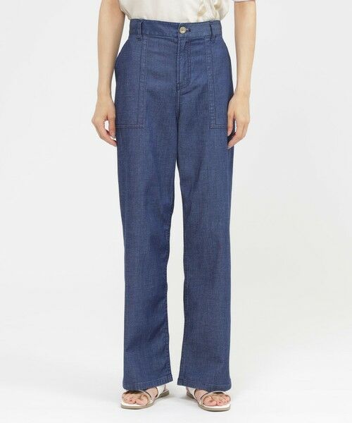 EVEX by KRIZIA / エヴェックス バイ クリツィア その他パンツ | 【接触冷感】【ウォッシャブル】クールデニムベイカーパンツ | 詳細3