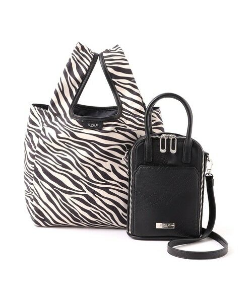 EVEX by KRIZIA / エヴェックス バイ クリツィア メッセンジャーバッグ・ウエストポーチ | マルチミニショルダー(ブラック1)