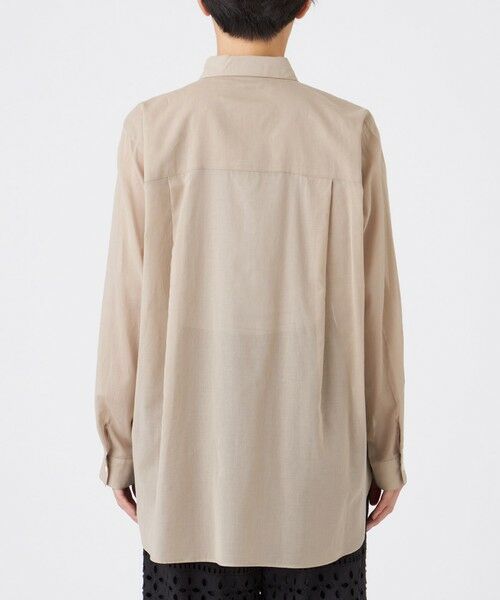 EVEX by KRIZIA / エヴェックス バイ クリツィア シャツ・ブラウス | 【接触冷感】【ウォッシャブル】シアーボイルロングシャツ | 詳細7