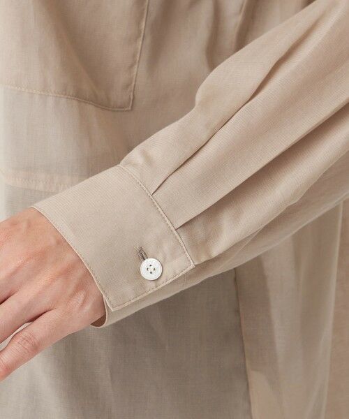 EVEX by KRIZIA / エヴェックス バイ クリツィア シャツ・ブラウス | 【接触冷感】【ウォッシャブル】シアーボイルロングシャツ | 詳細9