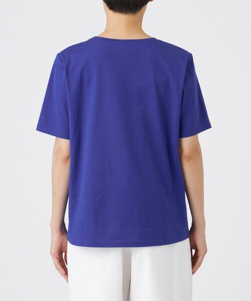 EVEX by KRIZIA / エヴェックス バイ クリツィア カットソー | 【接触冷感】【ウォッシャブル】ネックエンブロイダリーカットソー | 詳細8