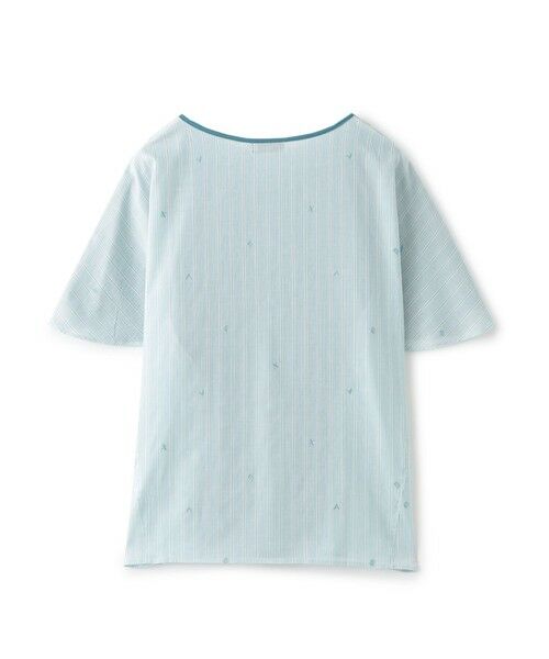 EVEX by KRIZIA / エヴェックス バイ クリツィア カットソー | 【マシンウォッシャブル】ストライプジャカードコンビカットソー | 詳細6