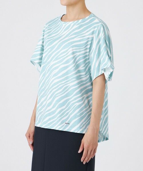 EVEX by KRIZIA / エヴェックス バイ クリツィア カットソー | 【ウォッシャブル】フローゼブラグリッタープリントカットソー | 詳細5