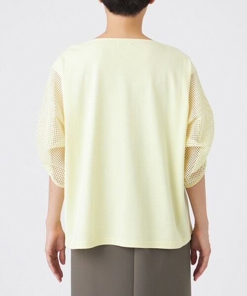 EVEX by KRIZIA / エヴェックス バイ クリツィア カットソー | 【ウォッシャブル】メッシュコンビカットソー | 詳細9