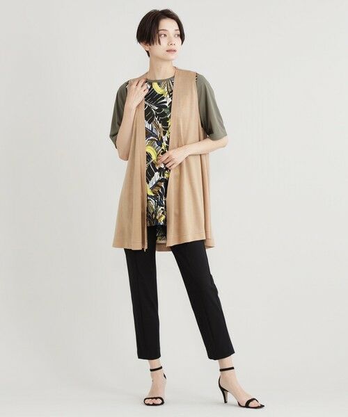 EVEX by KRIZIA / エヴェックス バイ クリツィア カットソー | 【ウォッシャブル】ハイゲージジレ | 詳細4