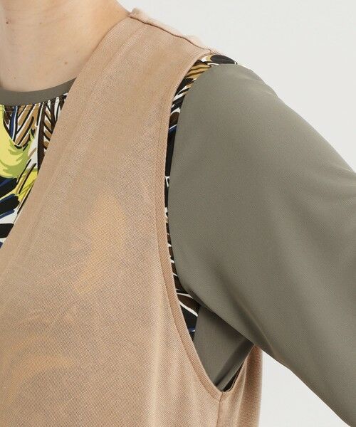 EVEX by KRIZIA / エヴェックス バイ クリツィア カットソー | 【ウォッシャブル】ハイゲージジレ | 詳細8