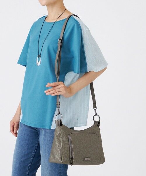 EVEX by KRIZIA / エヴェックス バイ クリツィア メッセンジャーバッグ・ウエストポーチ | レオパードメタナイロンショルダー | 詳細1