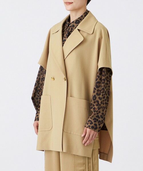 EVEX by KRIZIA / エヴェックス バイ クリツィア ダウンジャケット・ベスト | 【防しわ】【イージーケア】【マシンウォッシャブル】オータムタンブラーポンチョジレ | 詳細3