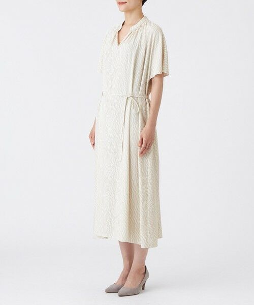 EVEX by KRIZIA / エヴェックス バイ クリツィア ロング・マキシ丈ワンピース | 【吸水速乾】【マシンウォッシャブル】ジオメトリックゼブラプリントワンピース | 詳細5